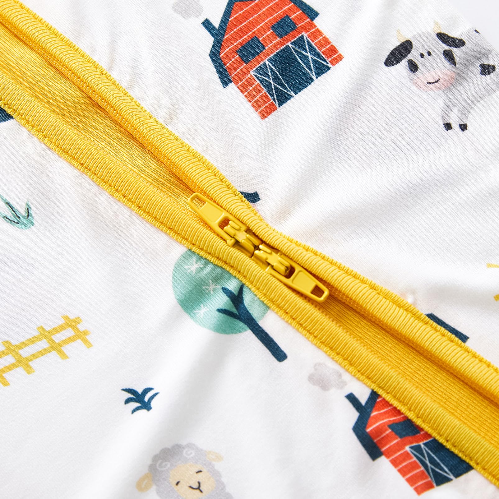Pureborn tagless design keeps baby comfortable through the night