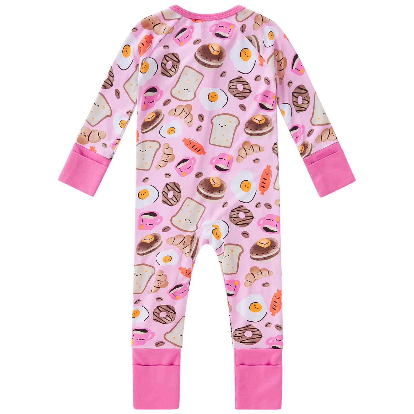 Pureborn sleeper 2-way zipper enables quick diaper changes