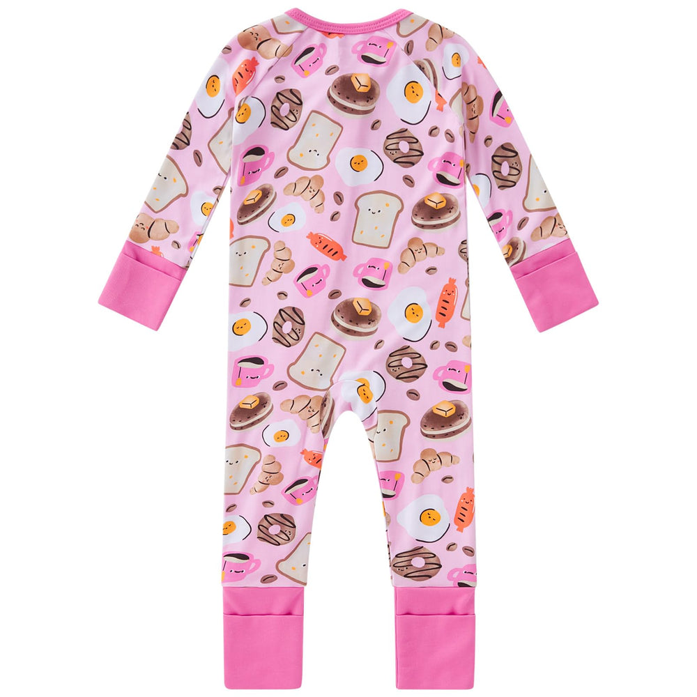 Pureborn sleeper 2-way zipper enables quick diaper changes