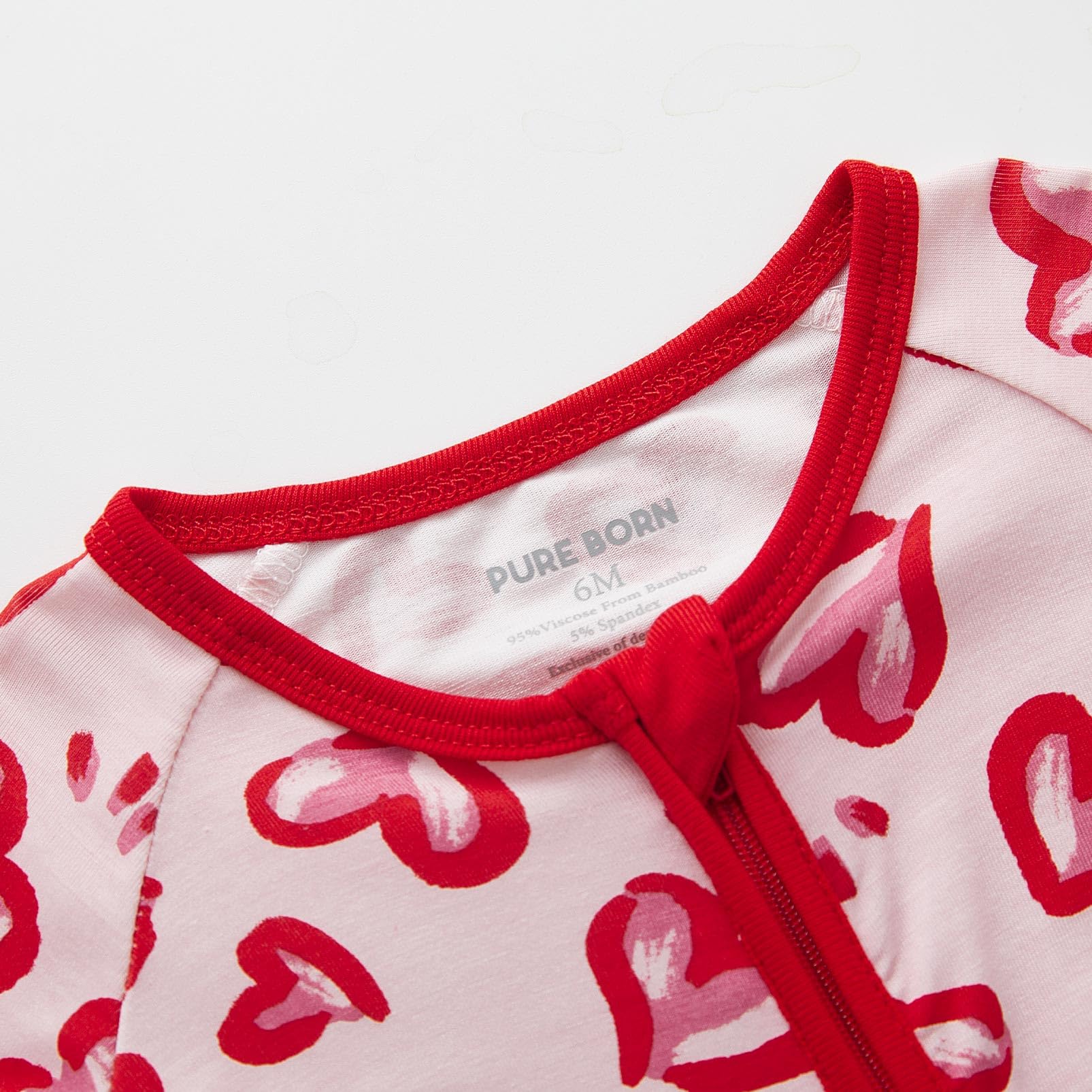 Pureborn 2-way zipper enables quick middle-of-night diaper changes