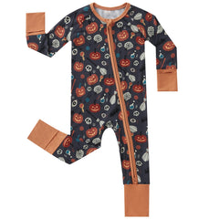 Pureborn sleeper bamboo fabric softness highlights ultra-smooth comfort for tender baby skin.