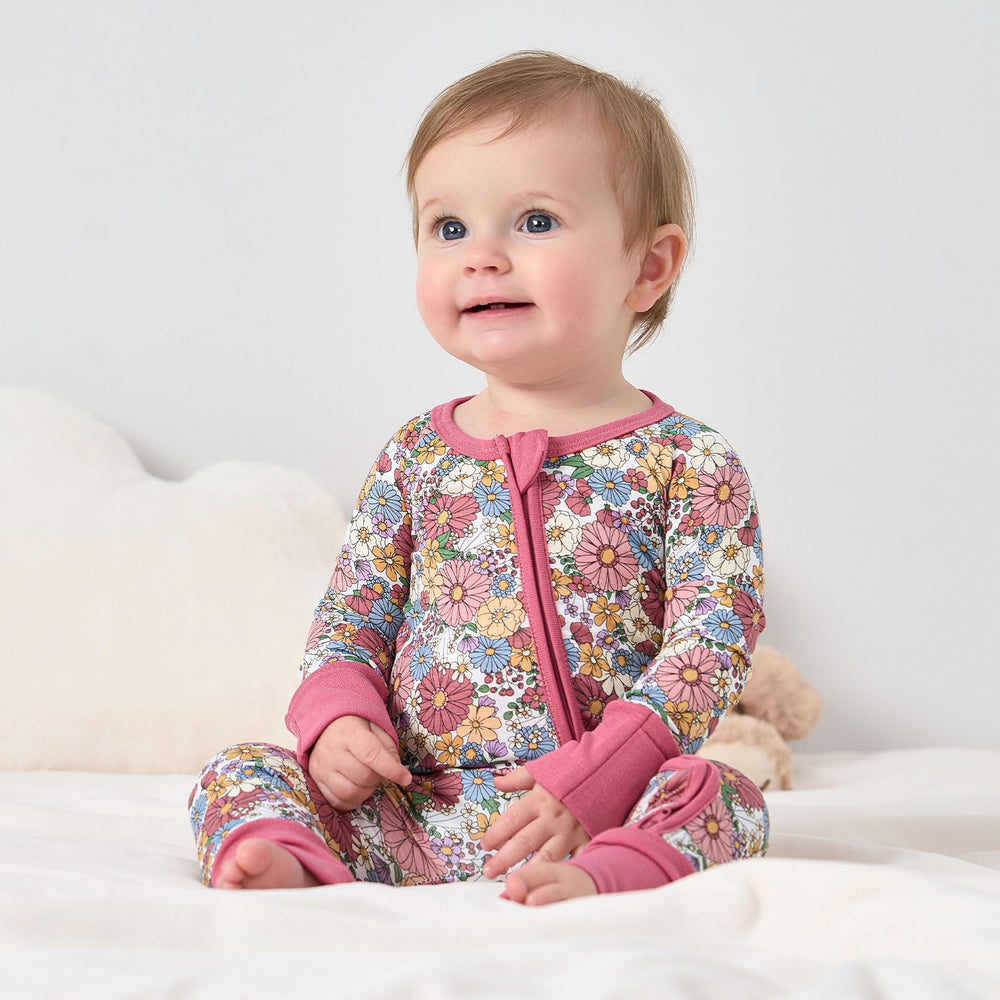 Close-up of Pureborn bamboo viscose fabric showing a soft, breathable texture.