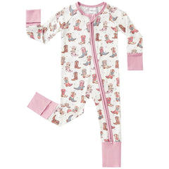 Pureborn sleeper bamboo fabric close-up showing ultra-soft texture for gentle baby's skin.