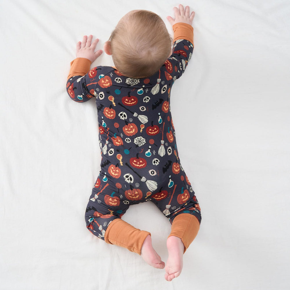 Pureborn sleeper foot cuffs demonstrate easy switch between footed and footless styles.