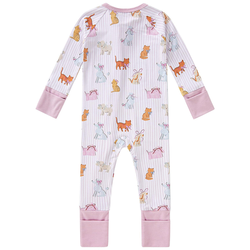 Pureborn sleeper reversible mittens protect delicate baby hands during sleep.