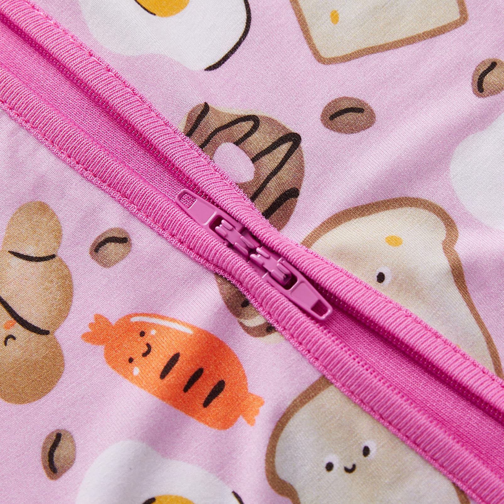 Pureborn tagless design keeps baby's sleep uninterrupted and irritation-free.
