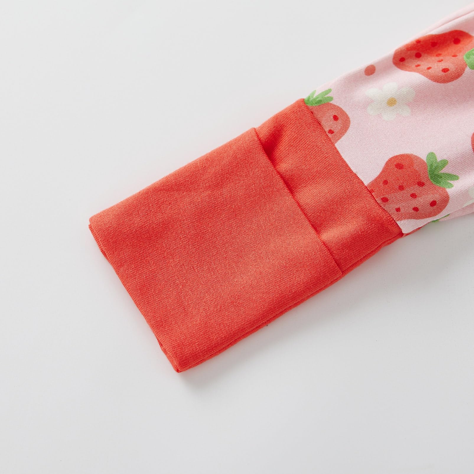 Pureborn close-up of soft fabric showing smooth texture and gentle stretch.