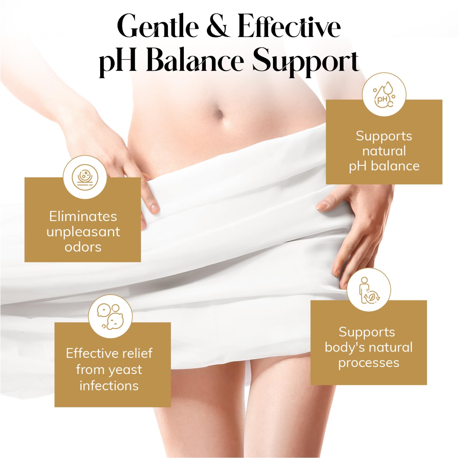 PureLux Naturals boric acid capsule close-up highlights fragrance-free, plant-based formula.