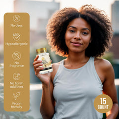 PureLux Naturals boric acid capsule detail shows smooth texture for easy use.