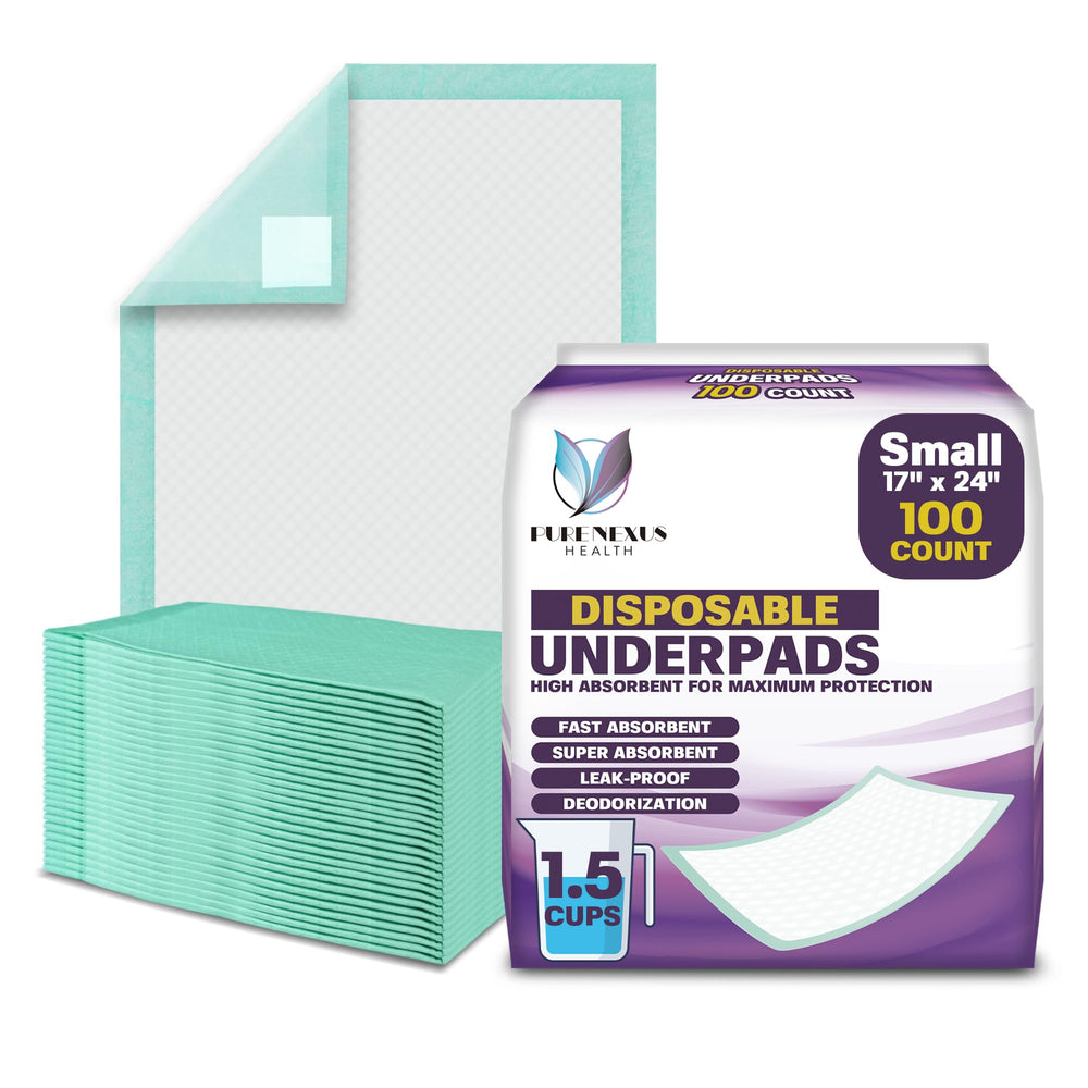 PureNexus Health underpad packaged for easy setup and protection.