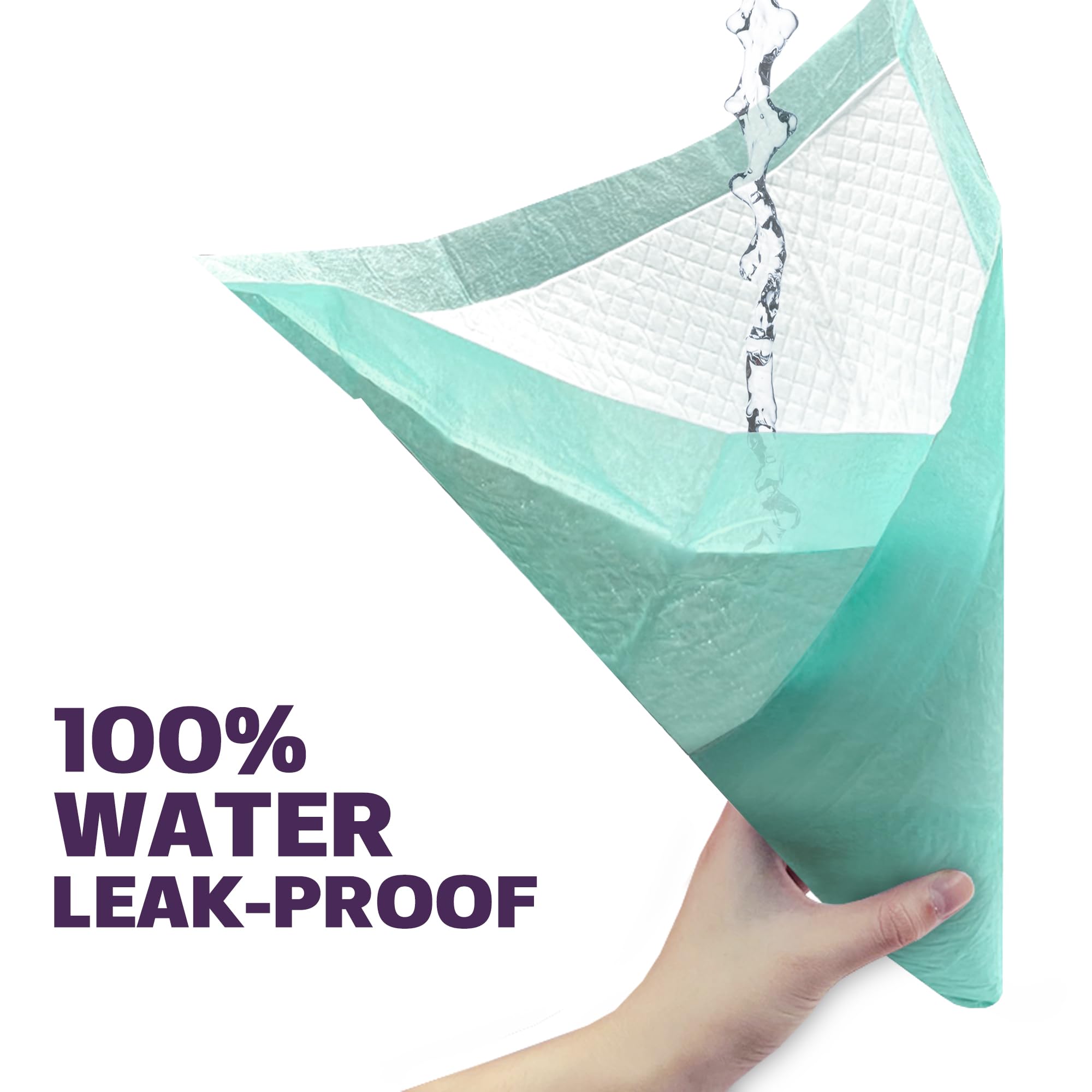 PureNexus Health underpad waterproof backing blocks leaks.