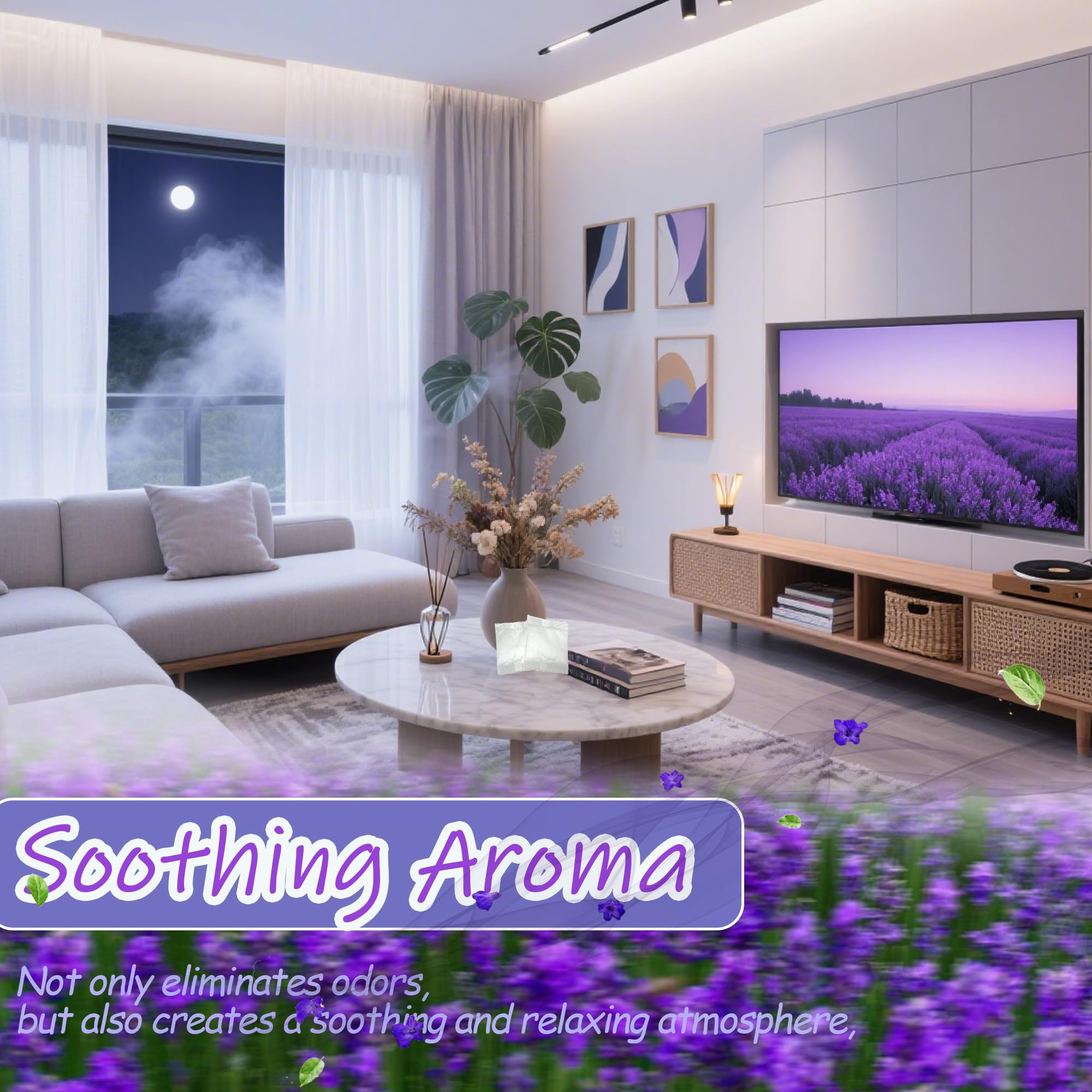 PurifyLogix lavender-scented refills enhance nursery environment during changes.