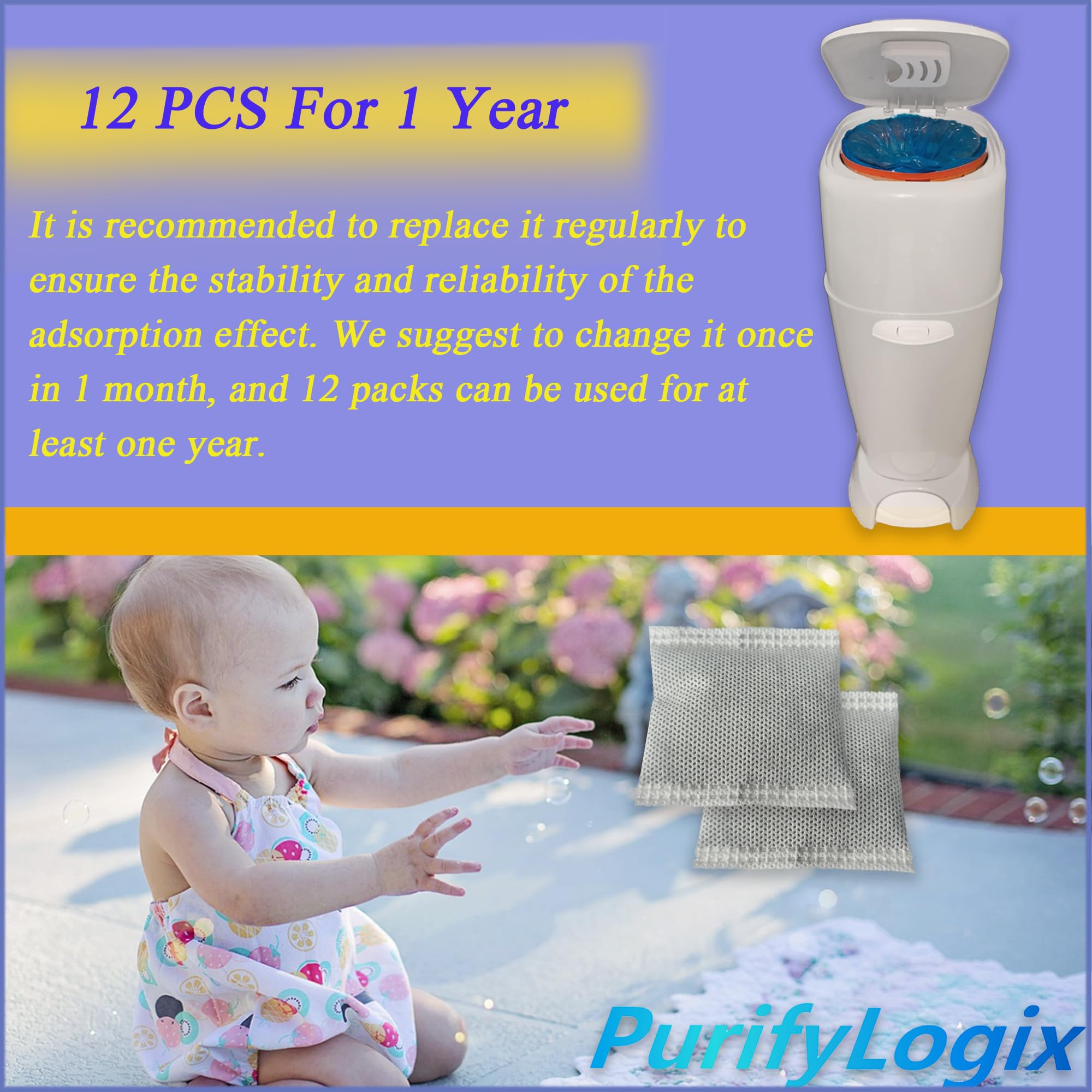 PurifyLogix easy-to-use inserts keep spaces smelling clean.