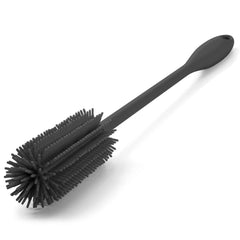 Purtribe silicone bristles deep-clean into corners without scratching surfaces.