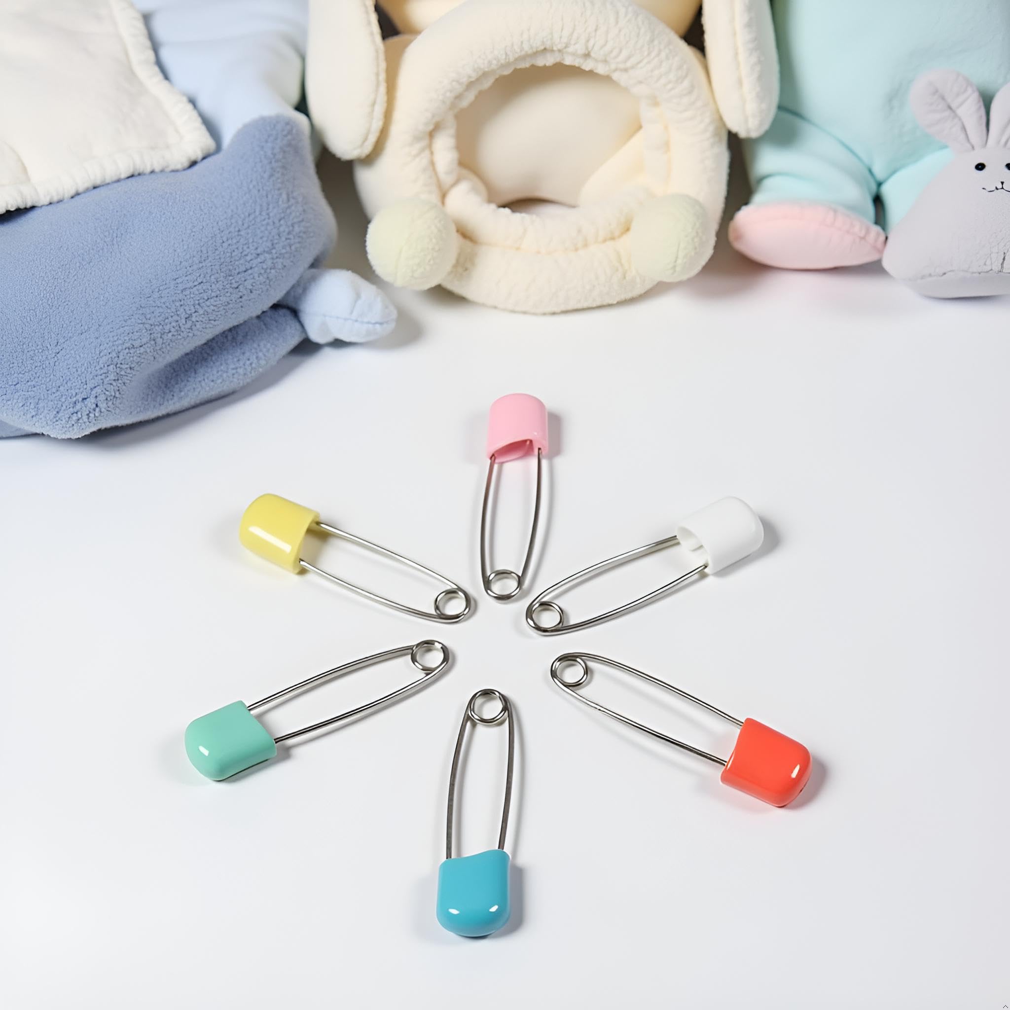 PurYupearl stainless steel pins with smooth finish resist fabric snags