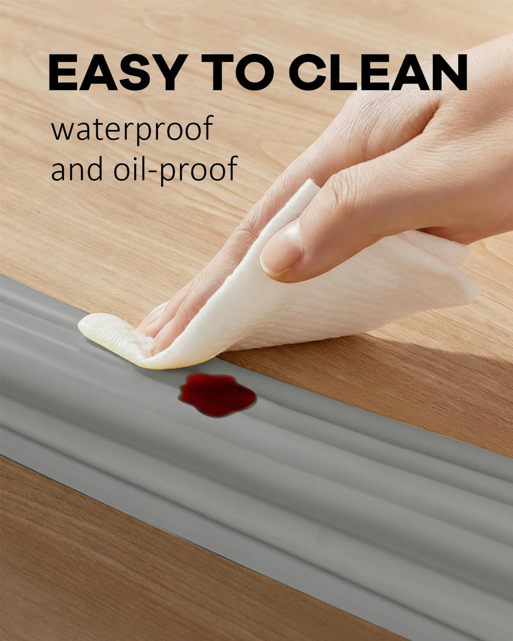 PUSHUJIA Easy Install Peel-and-Stick allows quick, clean furniture protection.