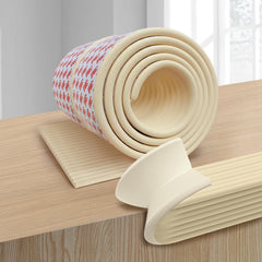 PUSHUJIA W beige wide edge protector on furniture edge for safe play