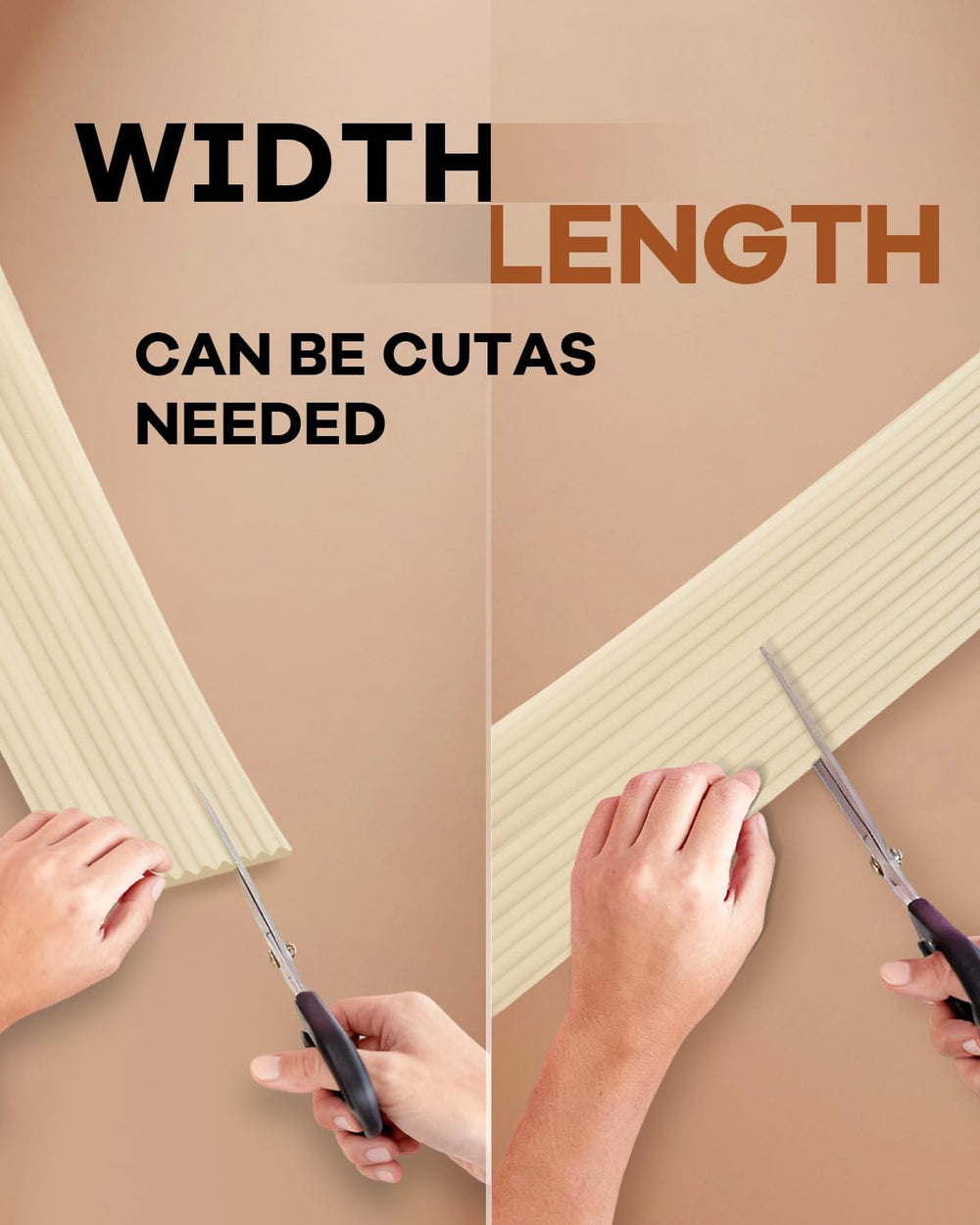 PUSHUJIA W easy-cut feature allows custom lengths