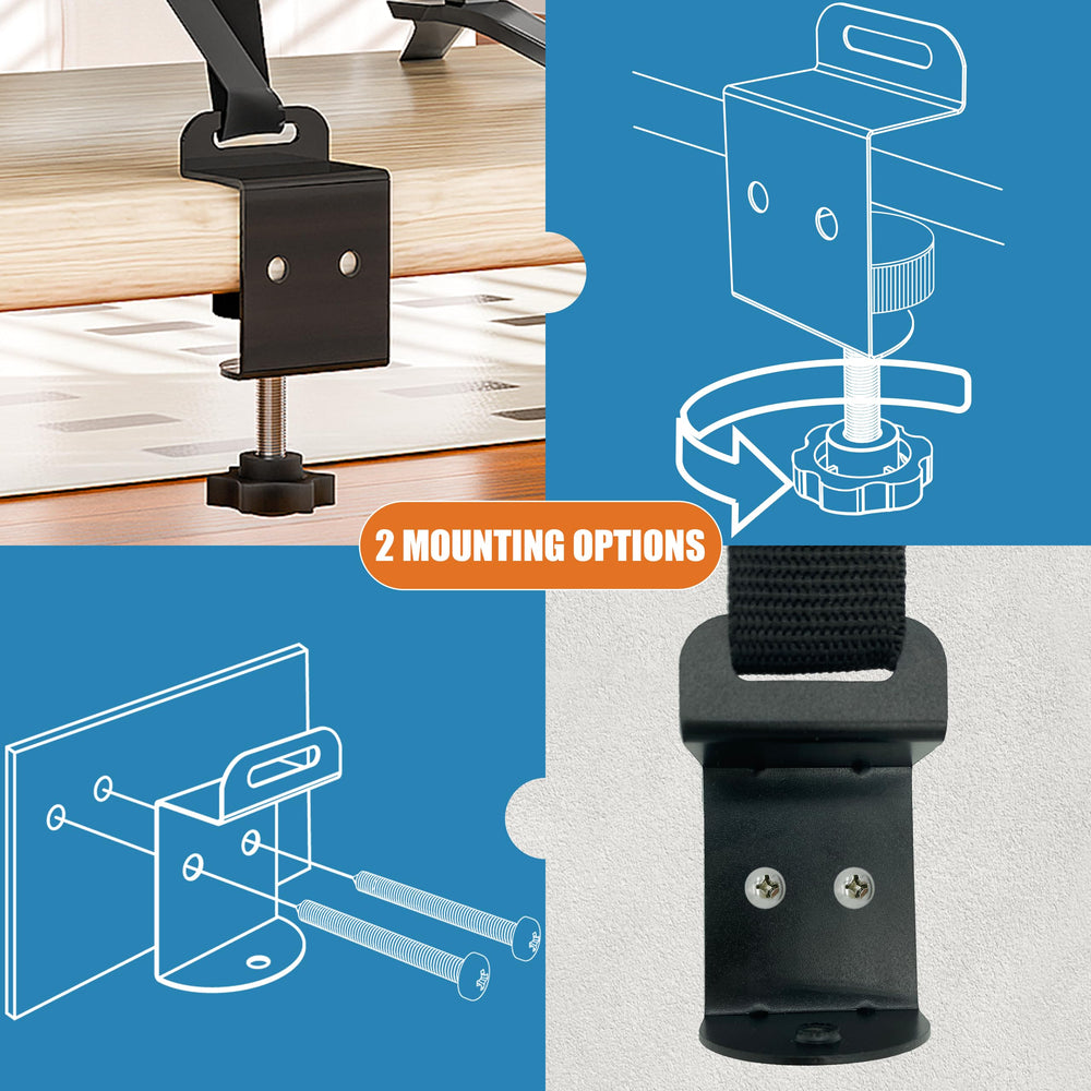 PUTOROGA packaging includes screws, cable ties, and a manual for setup.