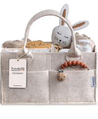PUTSKA diaper caddy organizer main basket for nursery storage