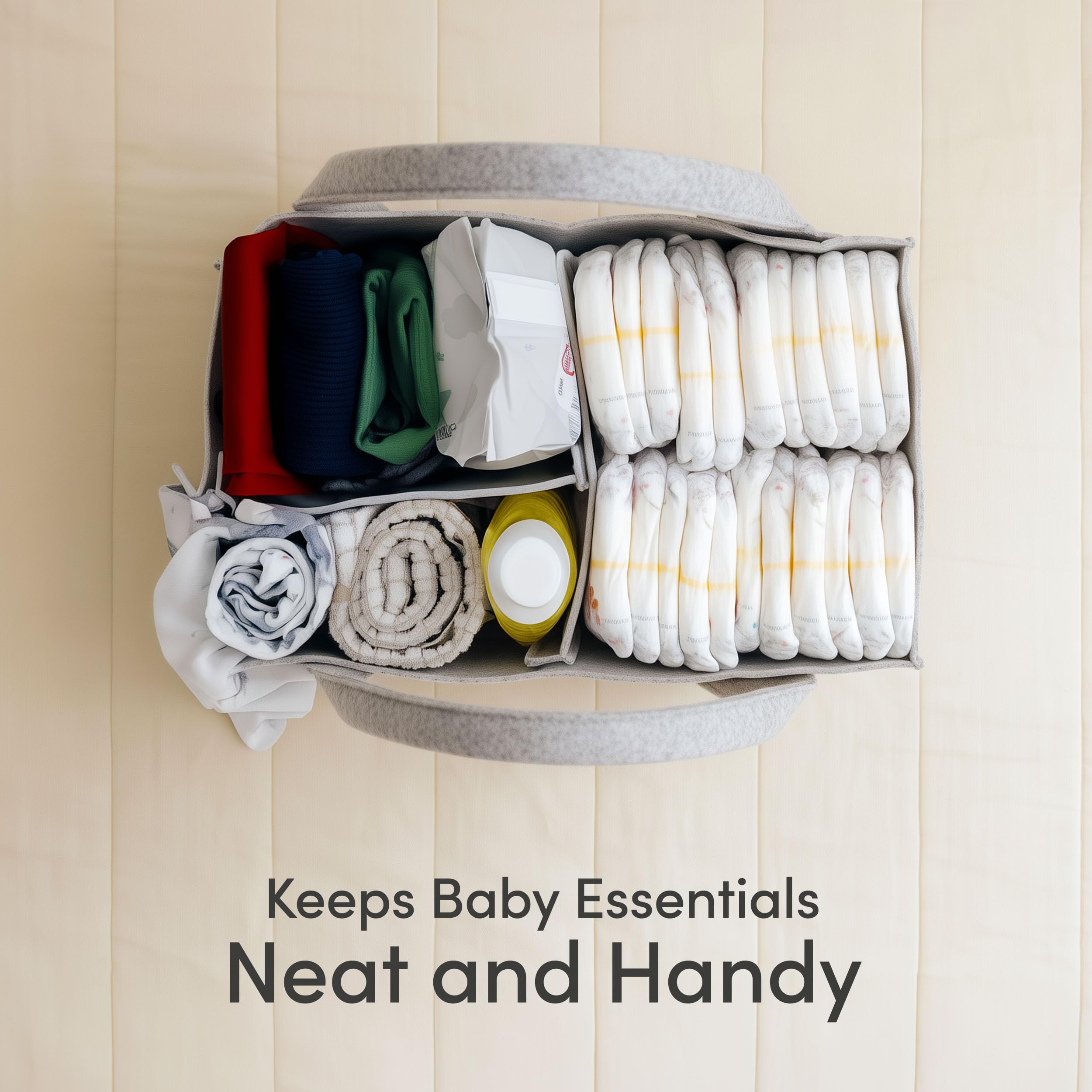 PUTSKA baby gift bag set doubles as a registry-friendly present.