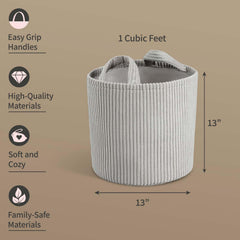 Durable handles on the PUTSKA basket make carry easy.