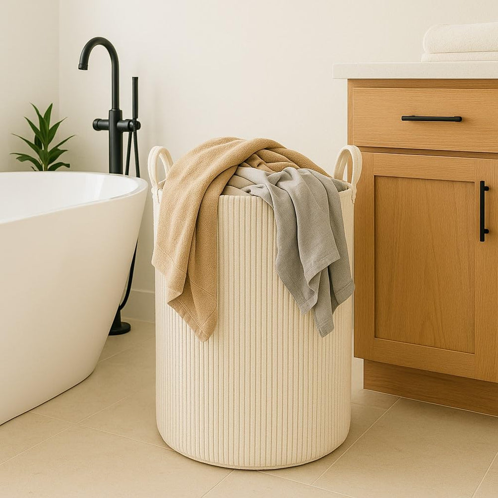 PUTSKA blanket basket living room supports cozy throws and simple styling