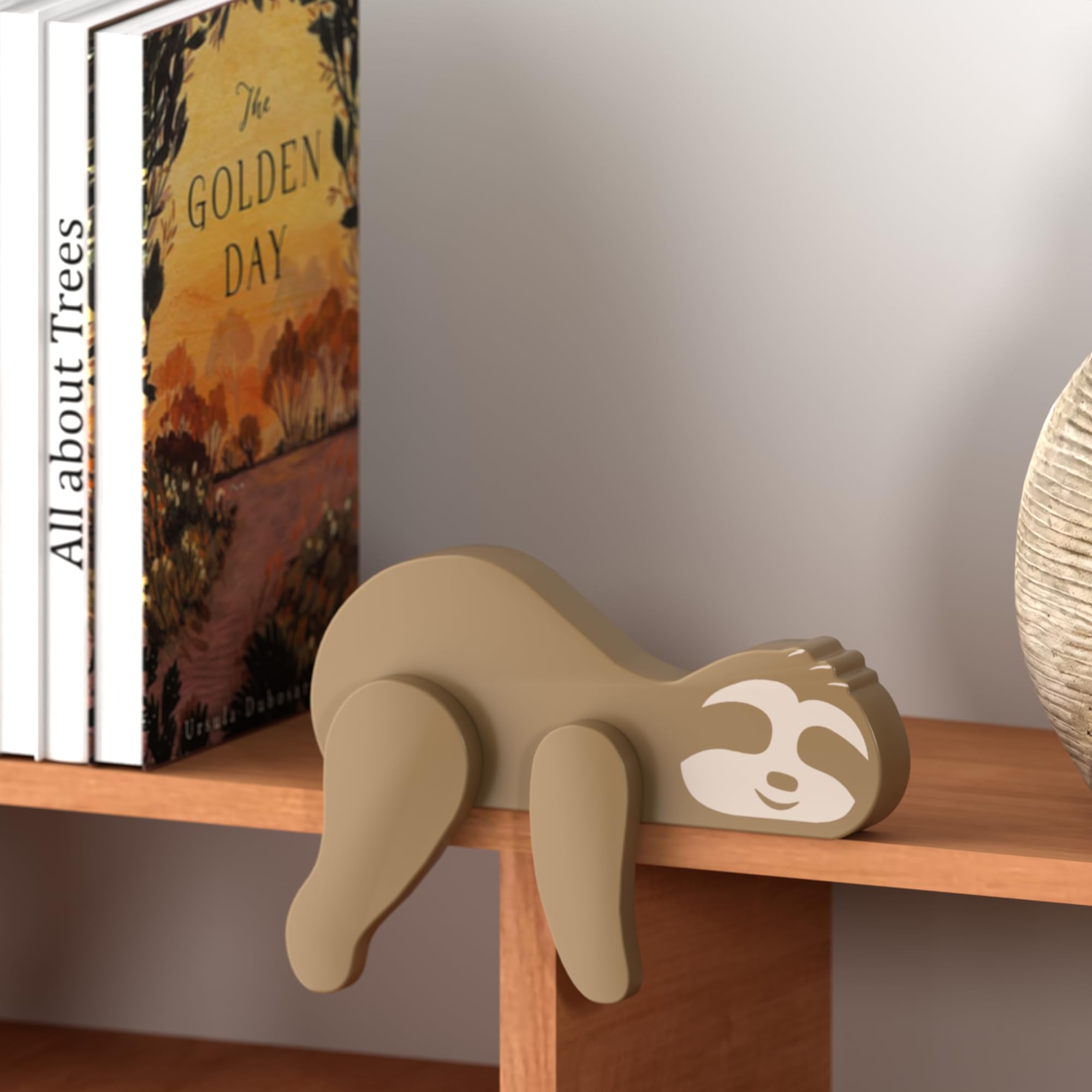 PUTSKA cabin gift-worthy woodland sloth decor for rustic homes.