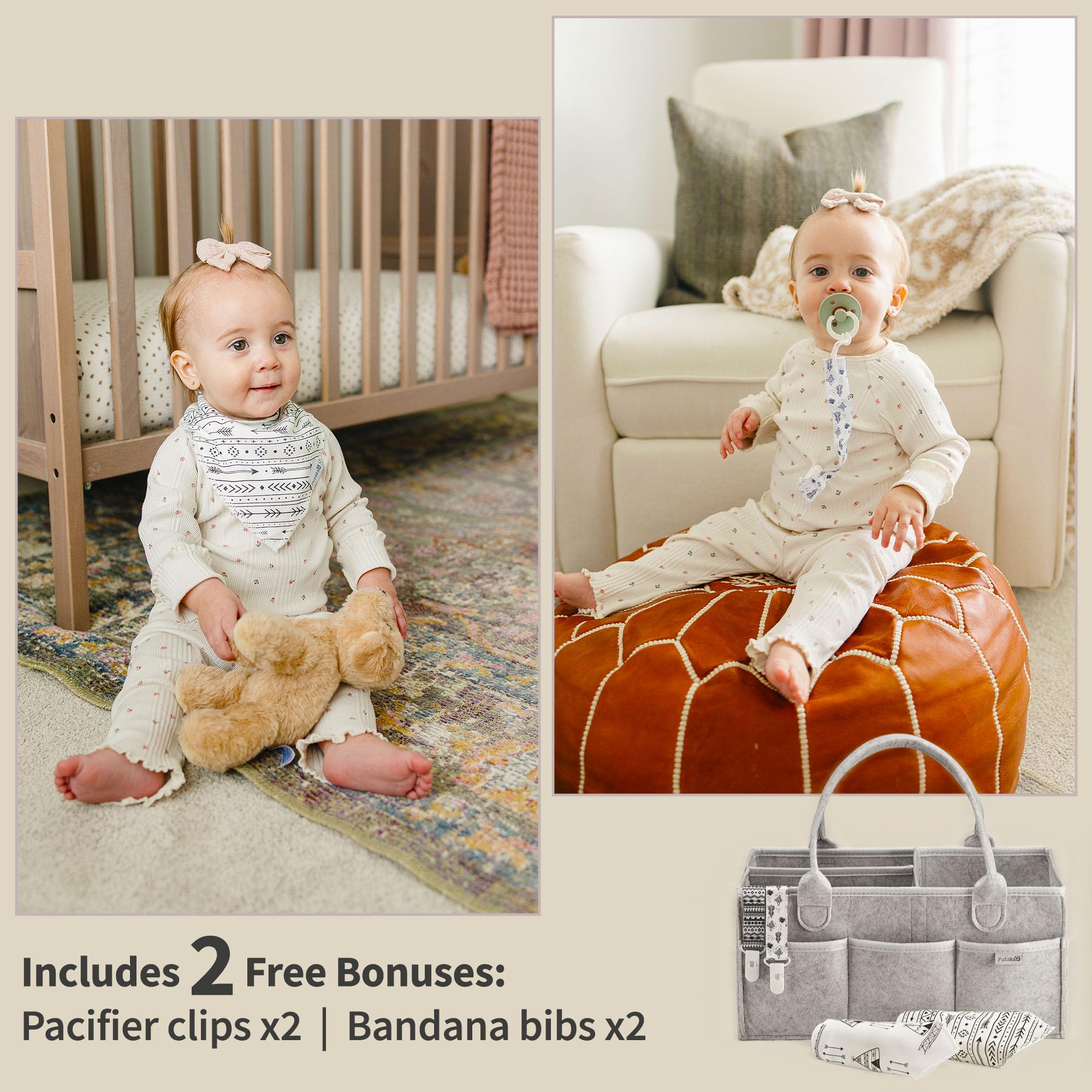 PUTSKA Car Diaper Caddy enables easy changes on the go
