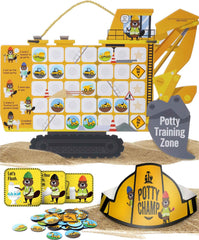 PUTSKA Potty Training Chart overall layout with stickers motivates toddlers.