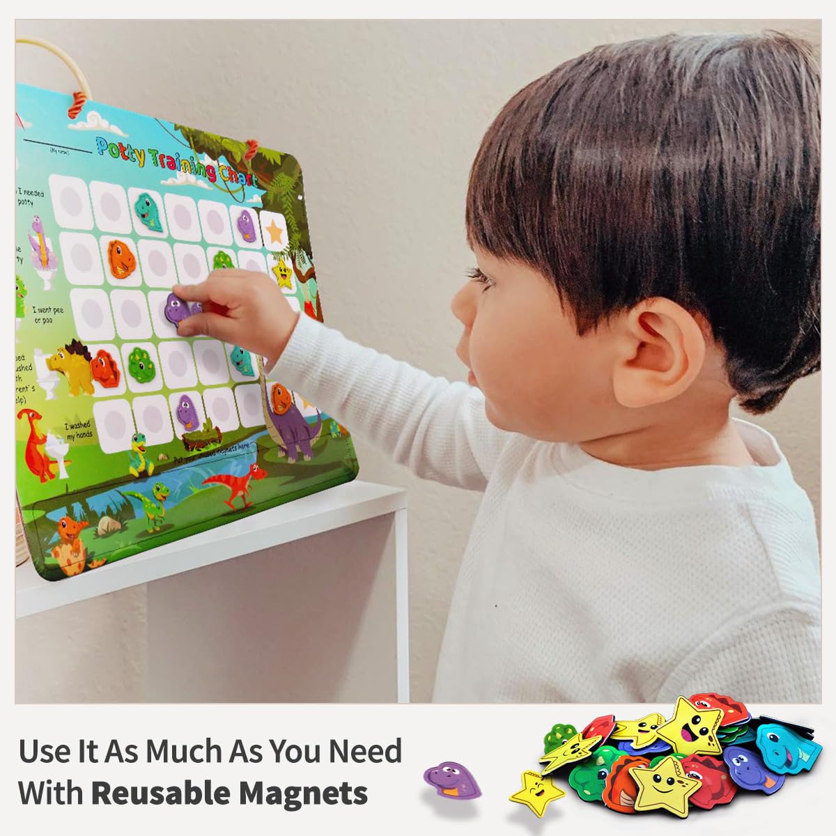 PUTSKA Potty Chart durable paper resists splashes and smudges