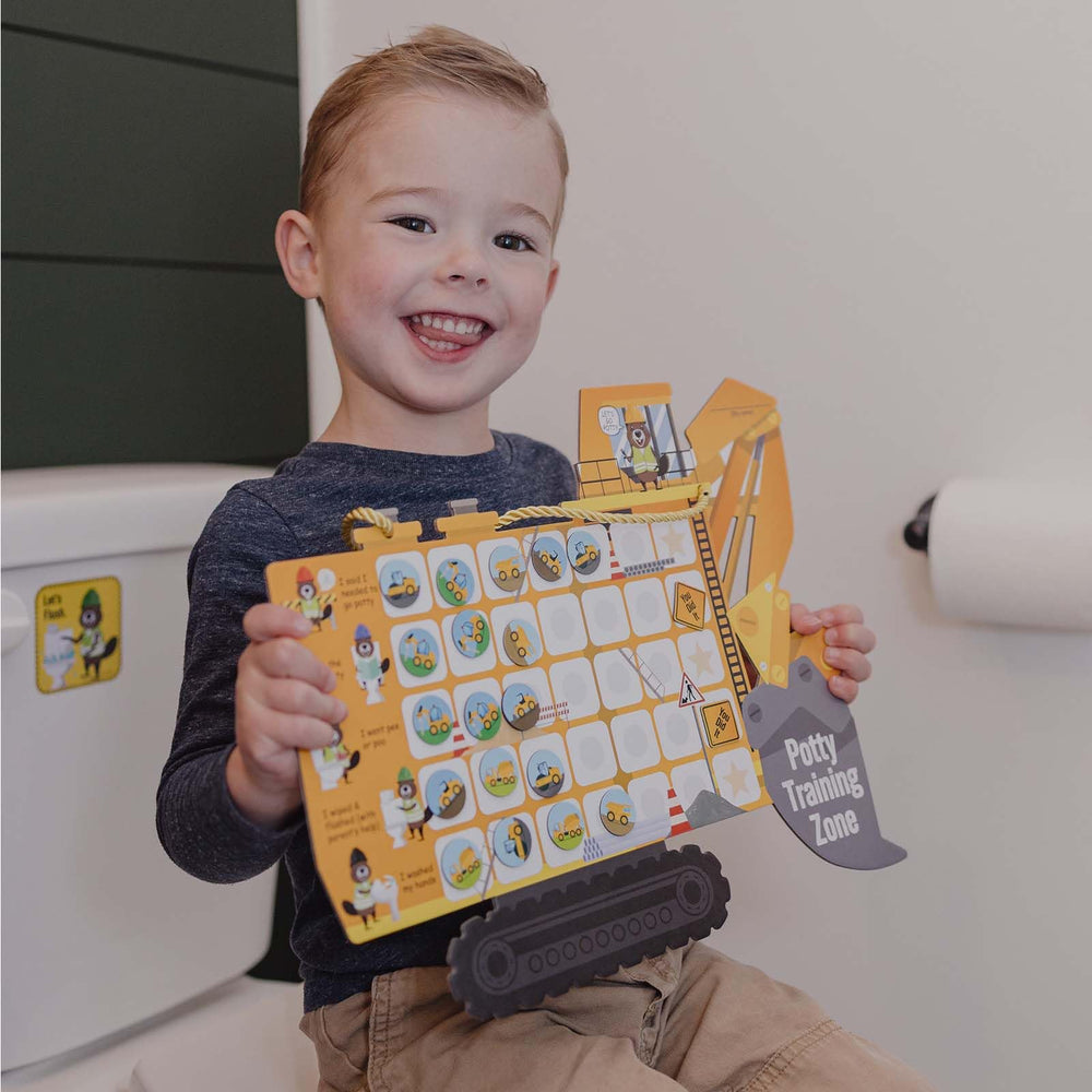 PUTSKA Potty Training Chart stickers close-up shows 35 reusable rewards.