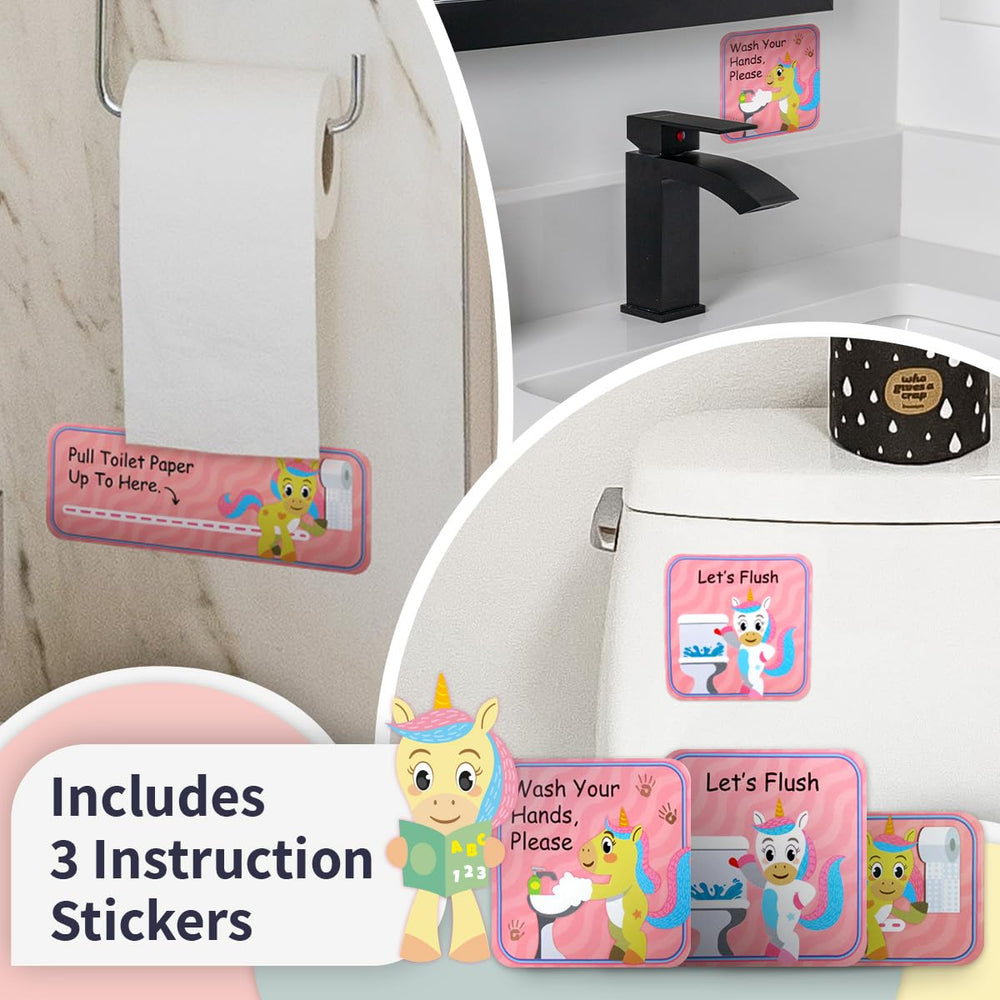 PUTSKA reminder stickers support timely hand washing and hygiene habits.