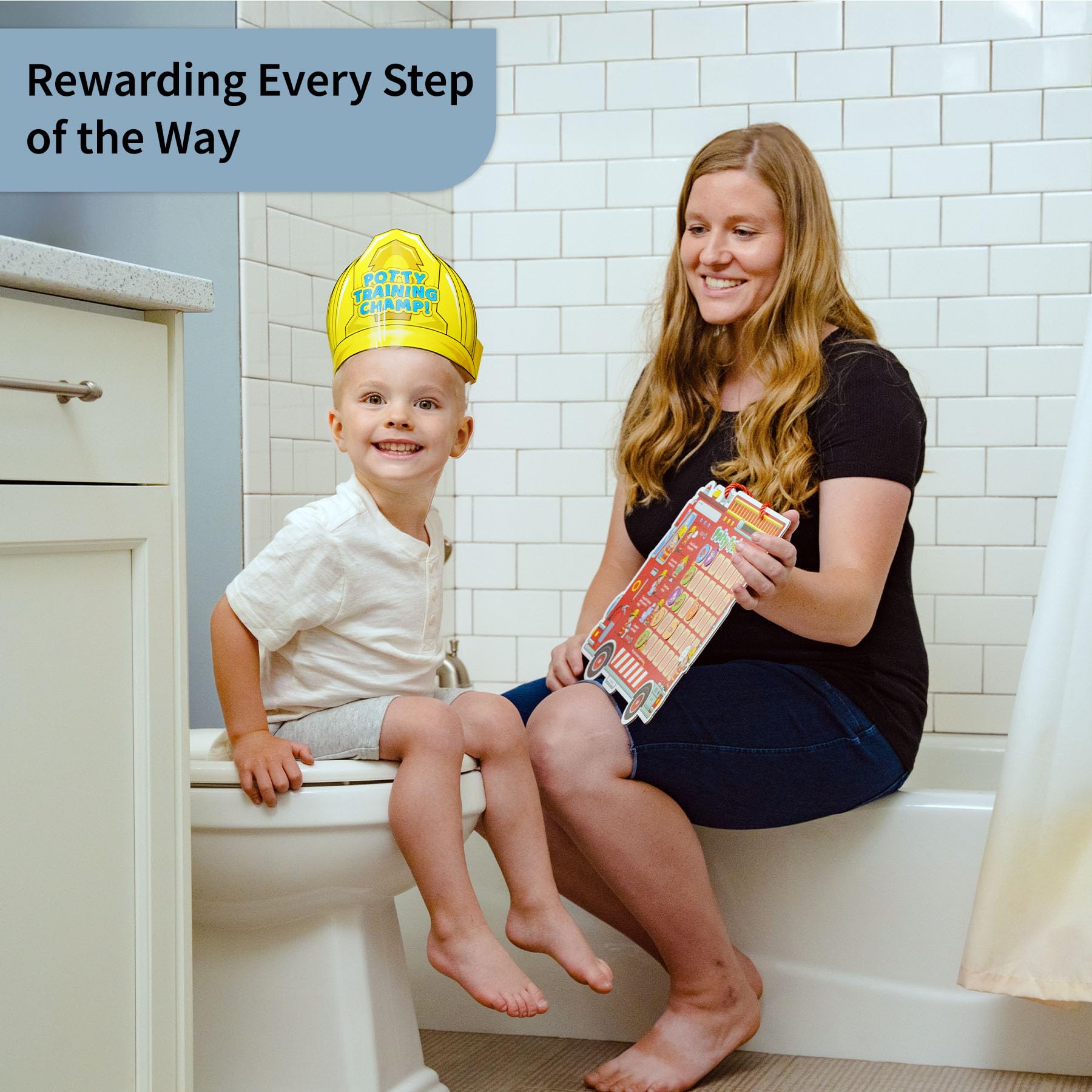 PUTSKA chart displayed beside sink for quick hand washing reminders
