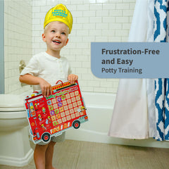 PUTSKA potty-training chart stickers close-up showing reusable designs and durability