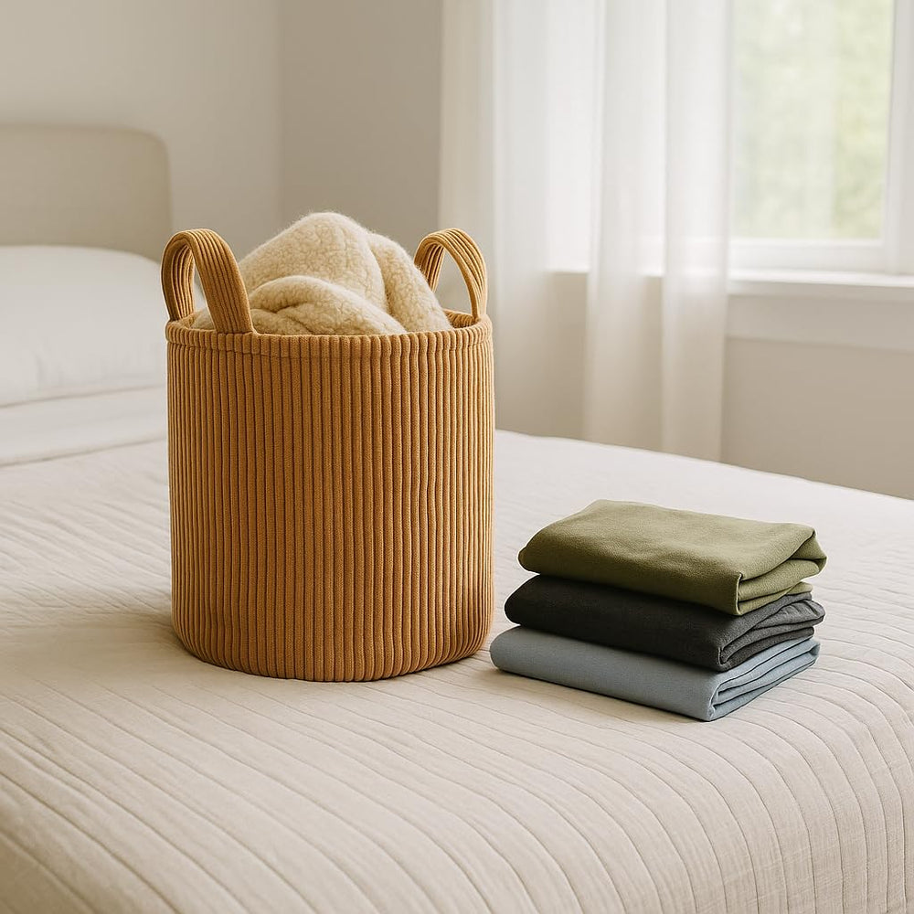 Putska stuffed animal basket helps tidy plush toys in play areas.