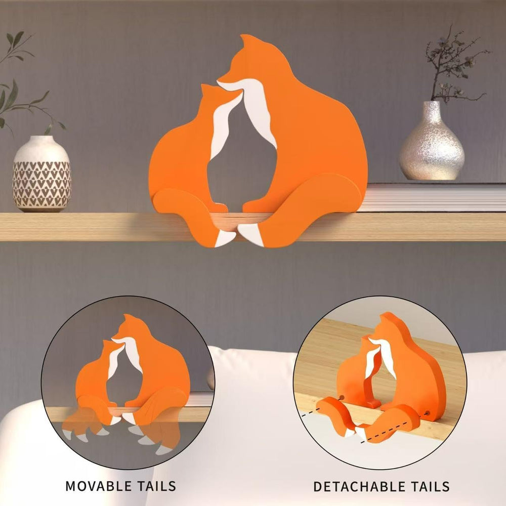 Putska Woodland Fox decor sits neatly on a dresser with woodland charm