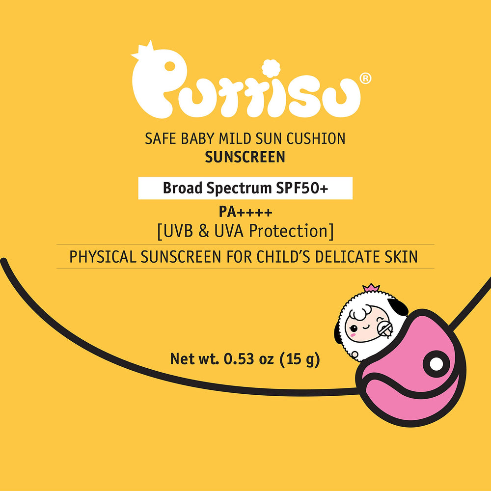 Family-friendly packaging of Puttisu Sun Cushion shown.