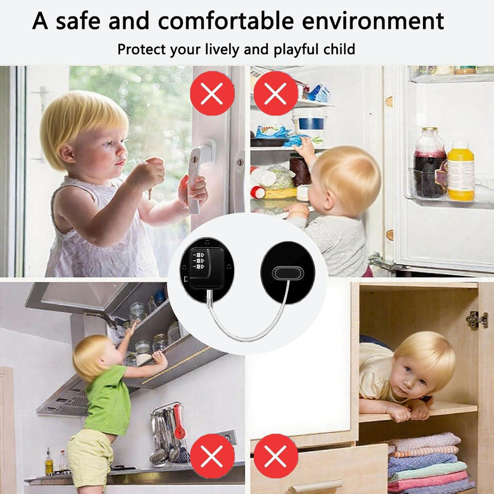 PUWANY durable ABS lock suitable for indoor and outdoor use.
