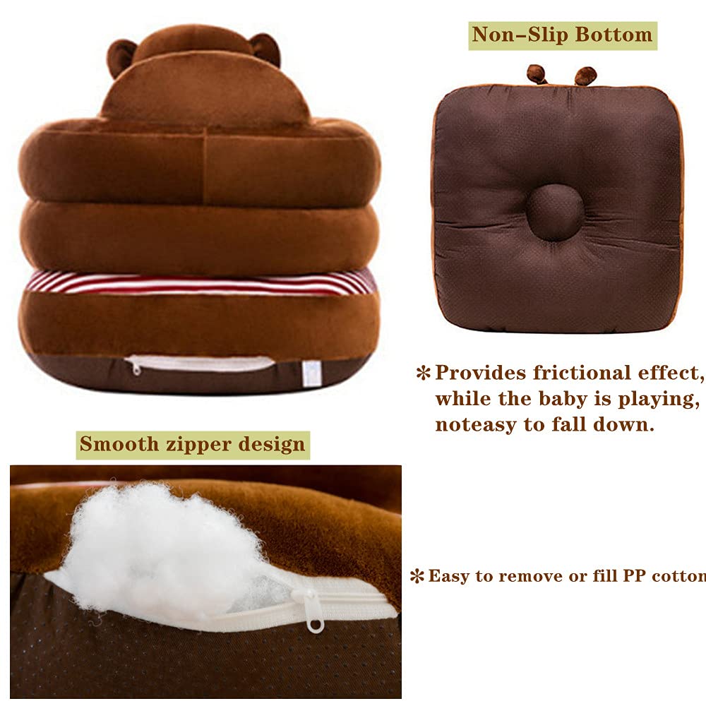 PUXU Honeybee ships vacuum-packed; fluff the cotton after unpacking