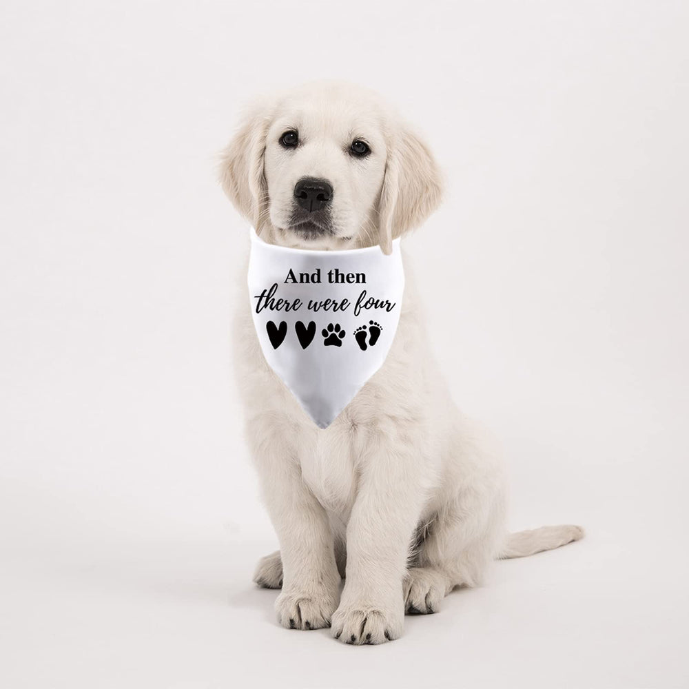 PWHAOO white bandana ideal for photos, announcements, and gift moments.