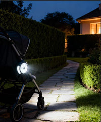 Pwysara LED light with five modes for versatile nighttime visibility.