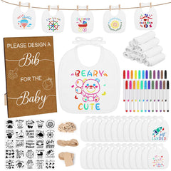 Pydeeirom wooden baby shower sign guiding a collaborative activity decor