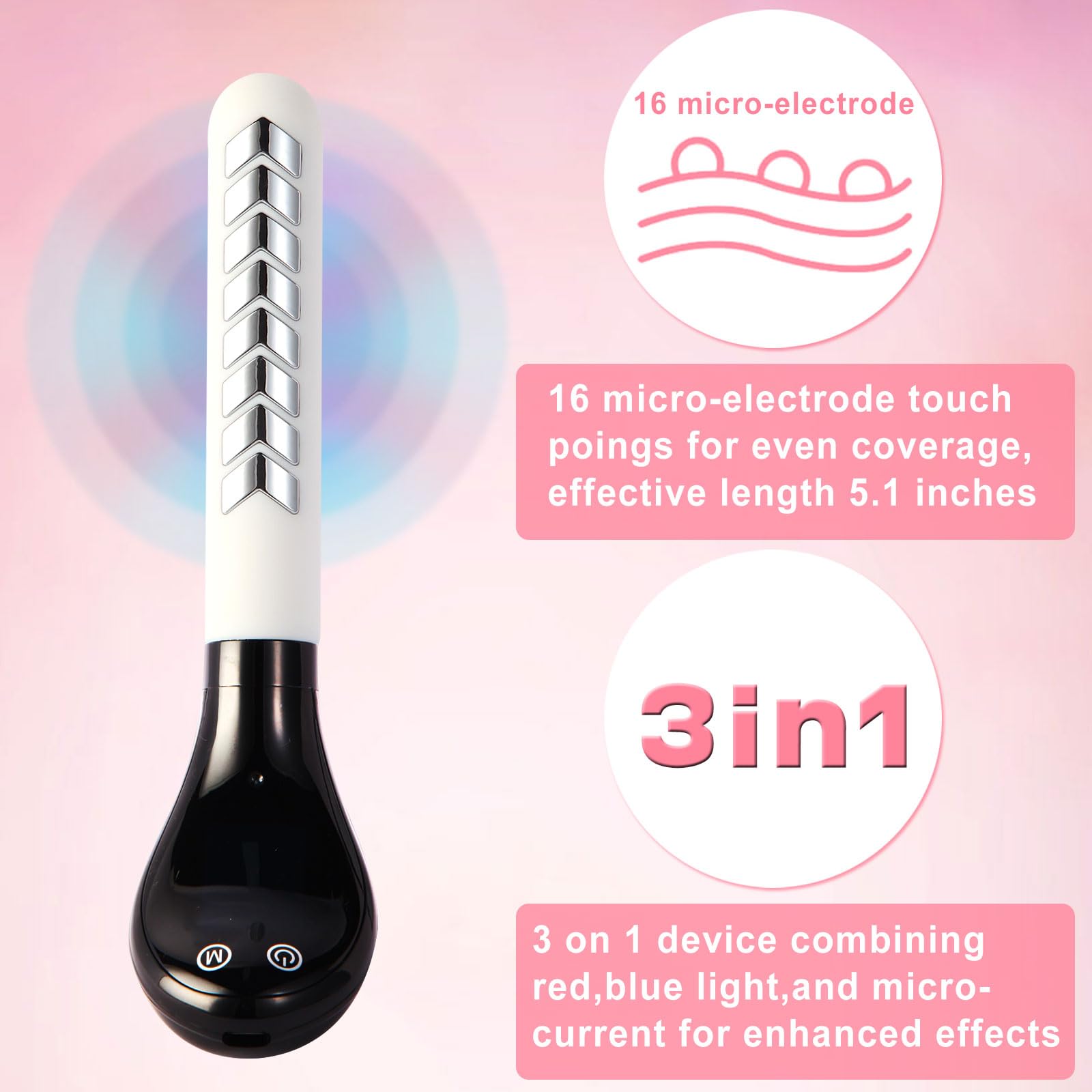 Q96OHP LT2061 handheld control for convenient at-home sessions.