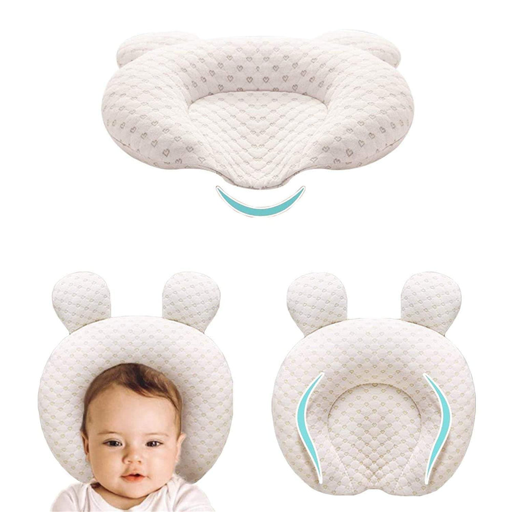 QADENCE ergonomic portable baby pillow supports head and neck for safer sleep