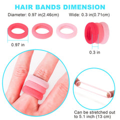 Qarwayoc cotton girls ponytail holders soft and breathable for daily wear