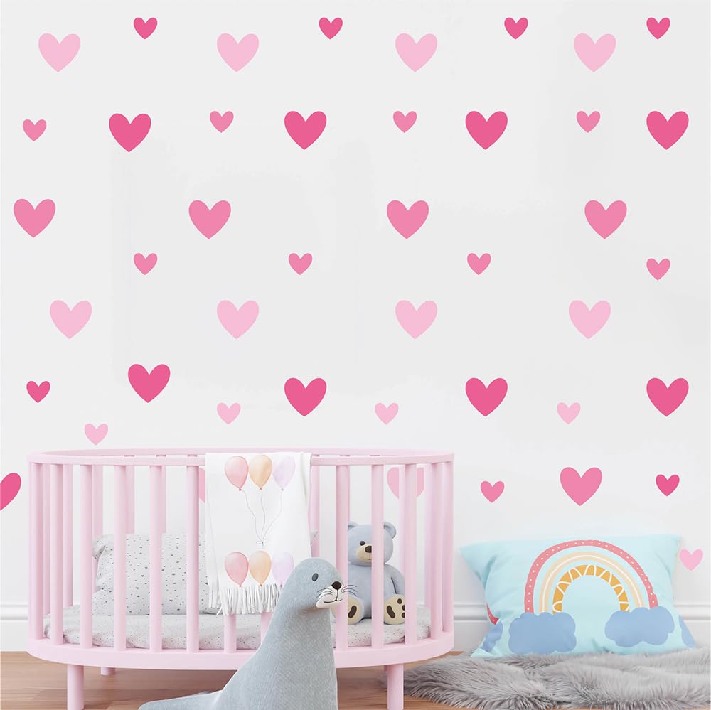 Qaxrocyn 1.6 inch hearts provide delicate fillers for scattered decor