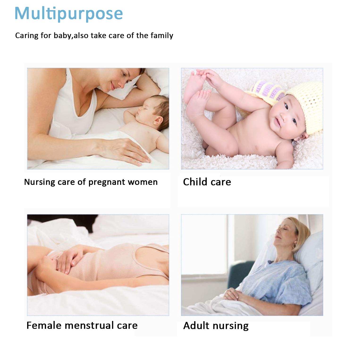 QDTTSRY changing pad used on chair or bed to show multi-use versatility