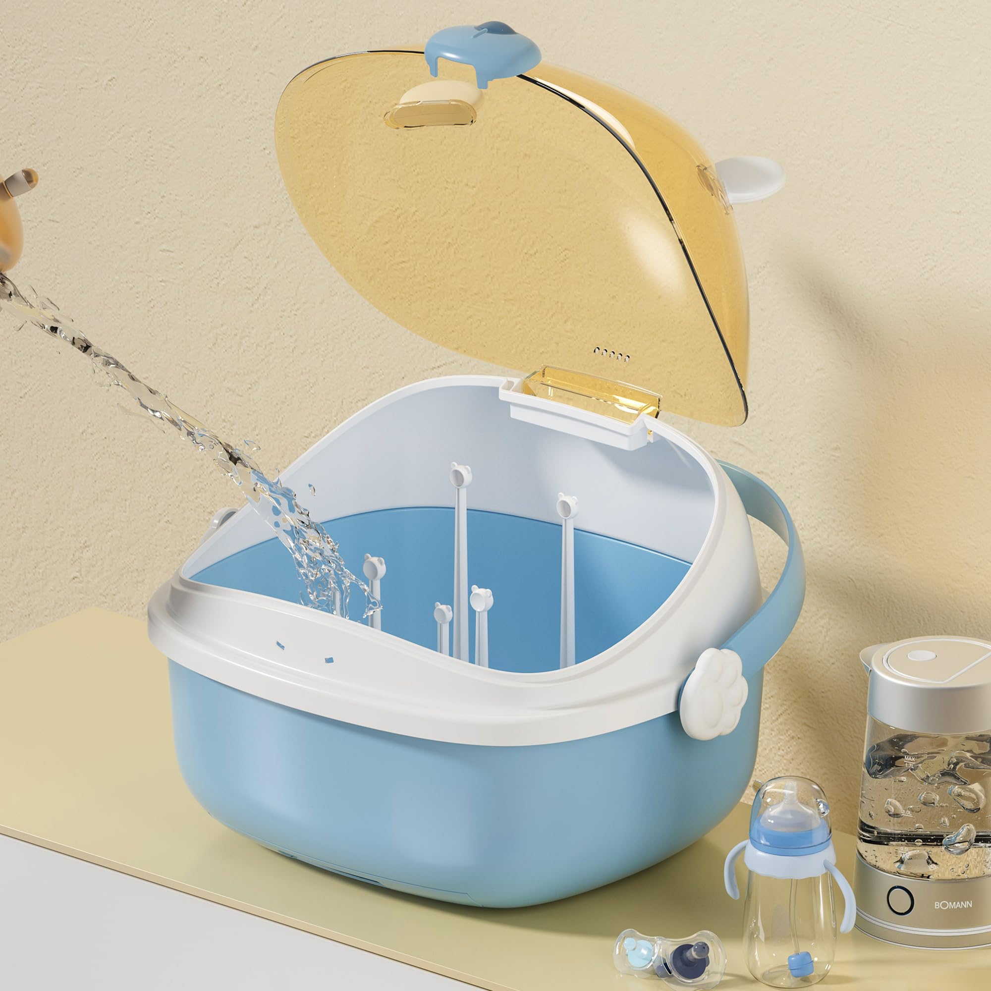 QDTTSRY durable countertop dryer speeds drying for bottles and cups.