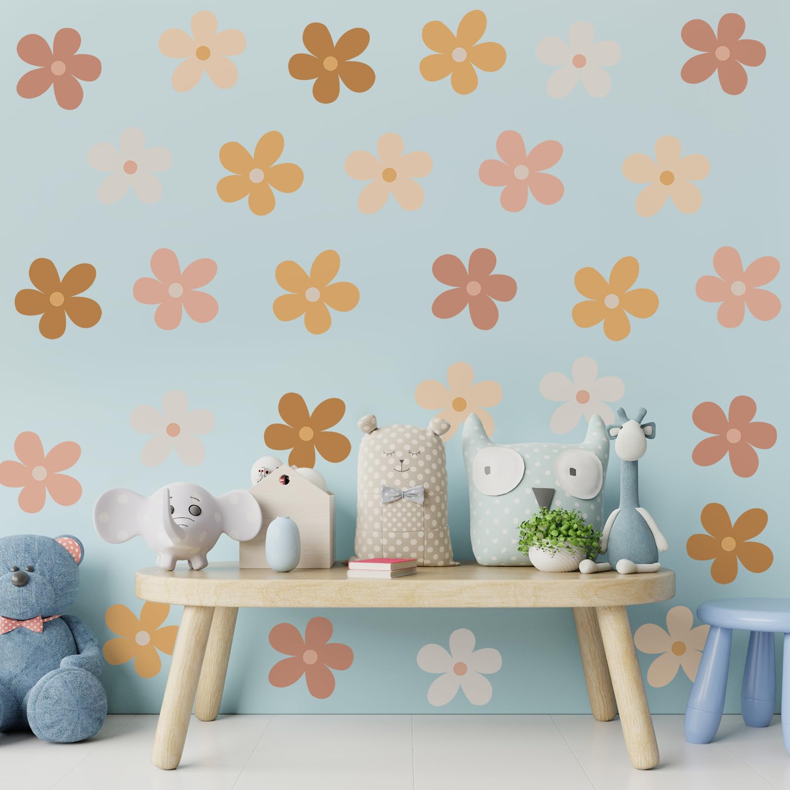Qeeenar peel-and-stick wall stickers ready for easy application.